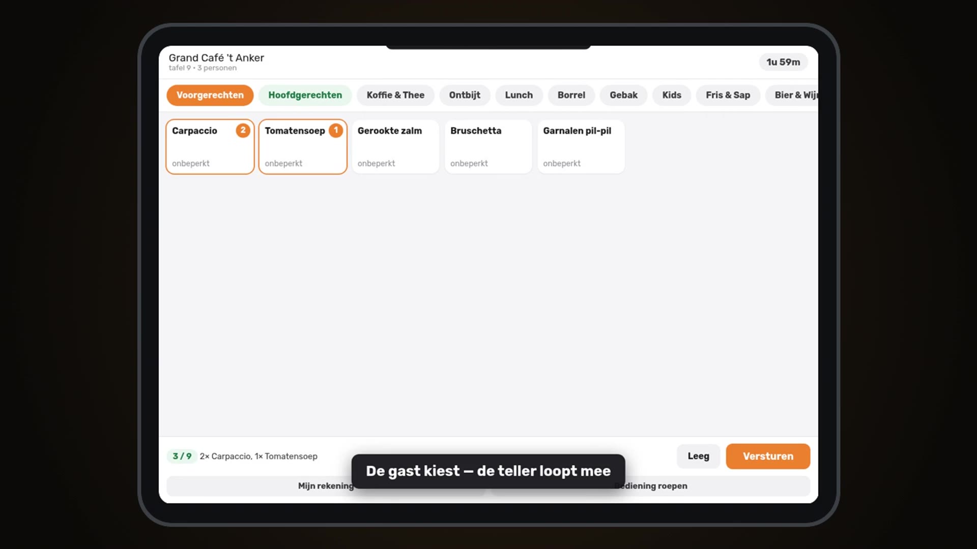 Self Ordering: gasten bestellen zelf